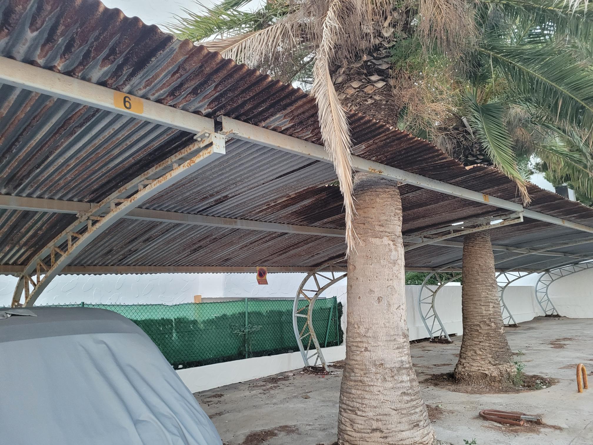 Cubierta metalica complejo mallorca playa de alcossebre antes 24