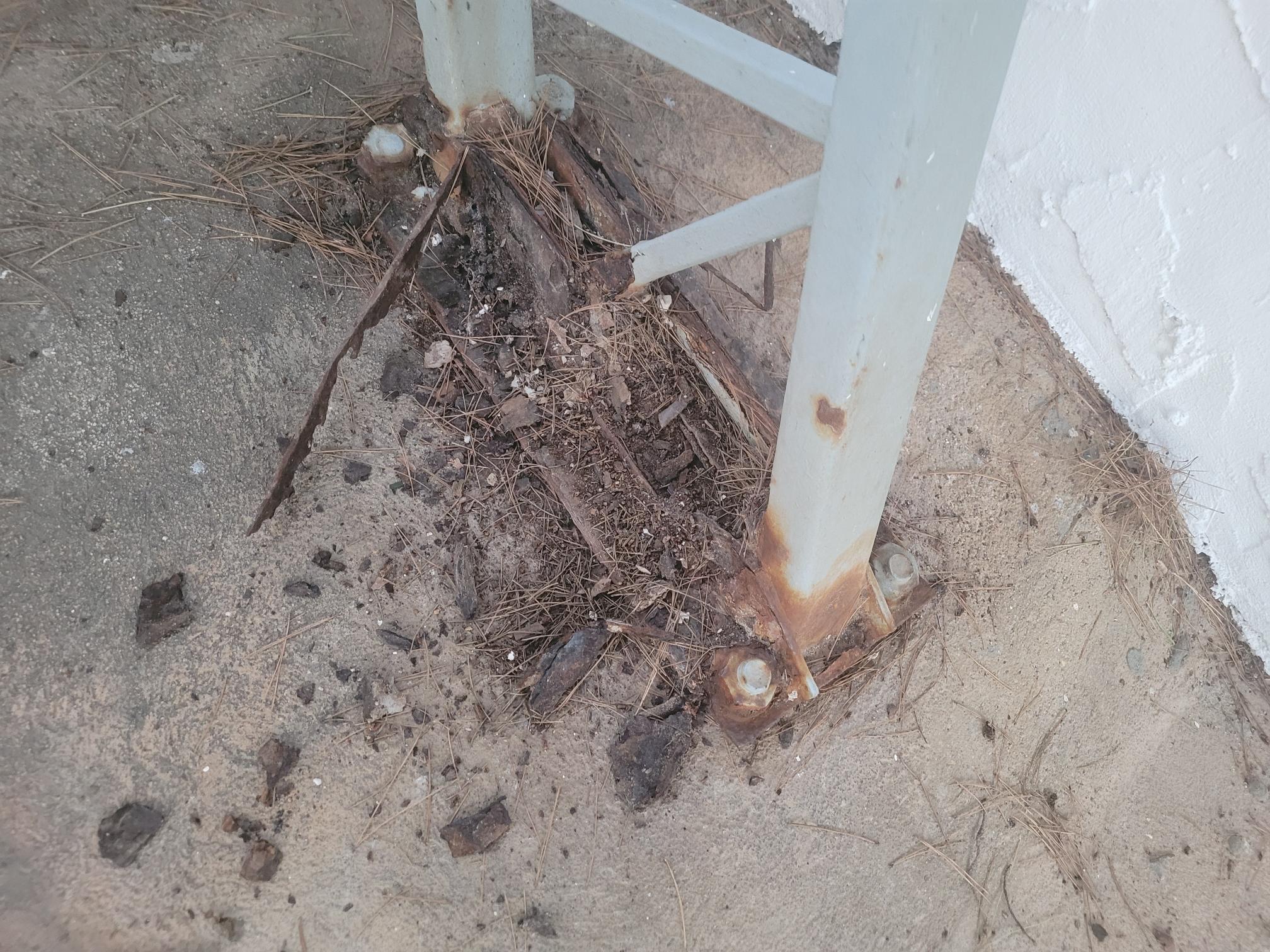 Cubierta metalica complejo mallorca playa de alcossebre antes 7