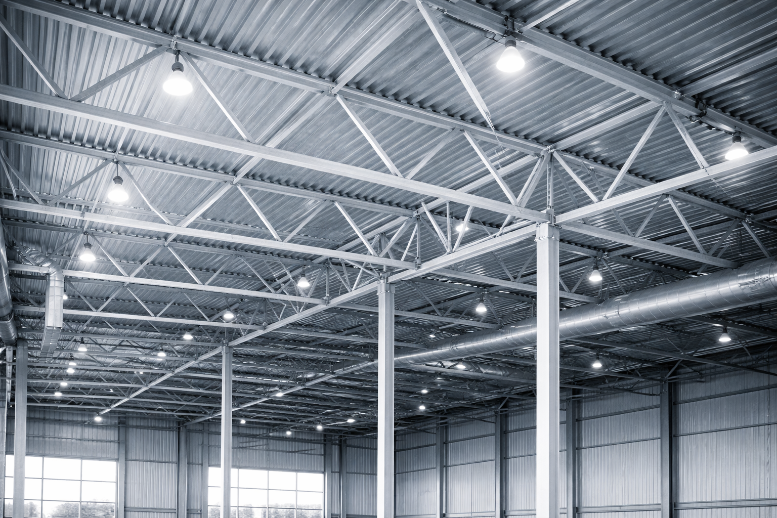 Estructura metálica para nave logistíca