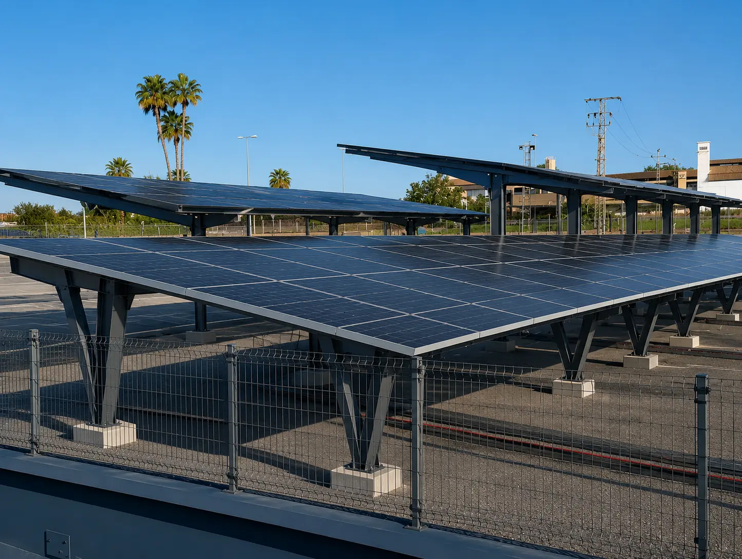 Estructura paneles solares Zaragoza
