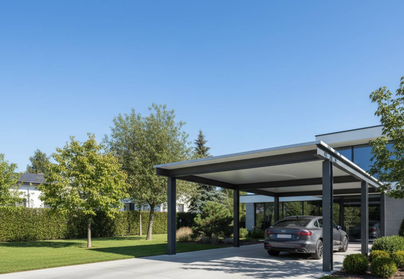 Pérgola metálica para vehículo Barna Pérgola metálica para vehículo Barna