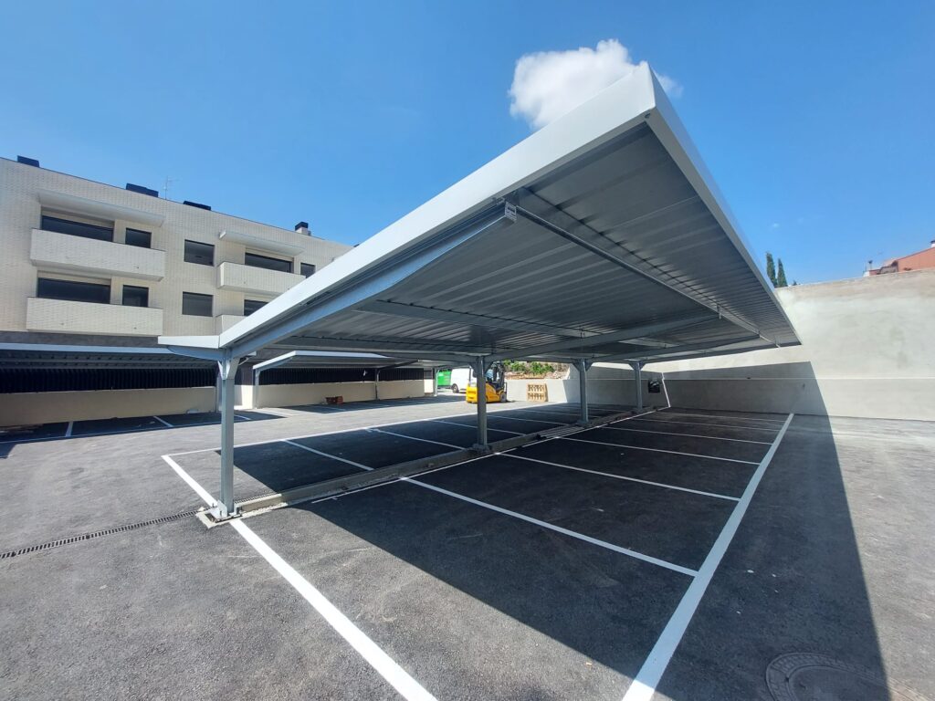 Pérgolas para coches comunidad de vecinos Cardedeu Pérgolas para coches comunidad de vecinos Cardedeu