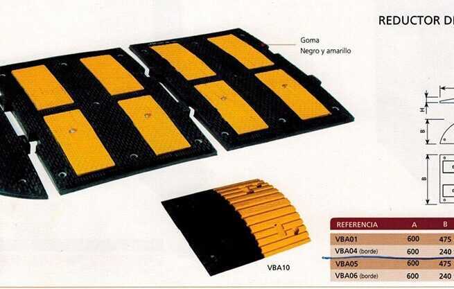 REDUCTOR VELOCIDAD - Accesorios para Parking