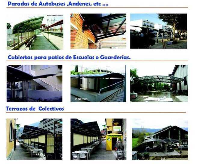 cubiertas colegio y terrazas - Marquesinas para Terrazas de Bares