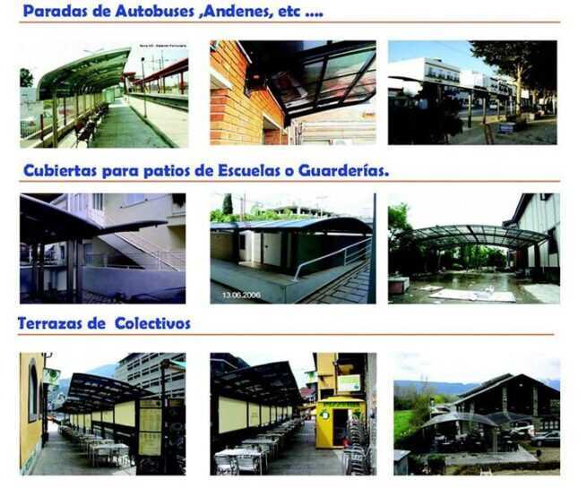 cubiertas colegio y terrazas - Marquesinas para patios