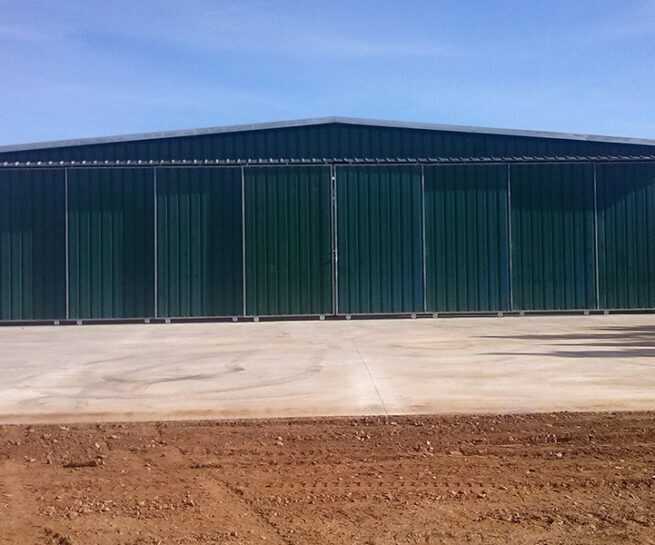 hangar aerodromo Soria - Marquesinas para Almacenes Exteriores