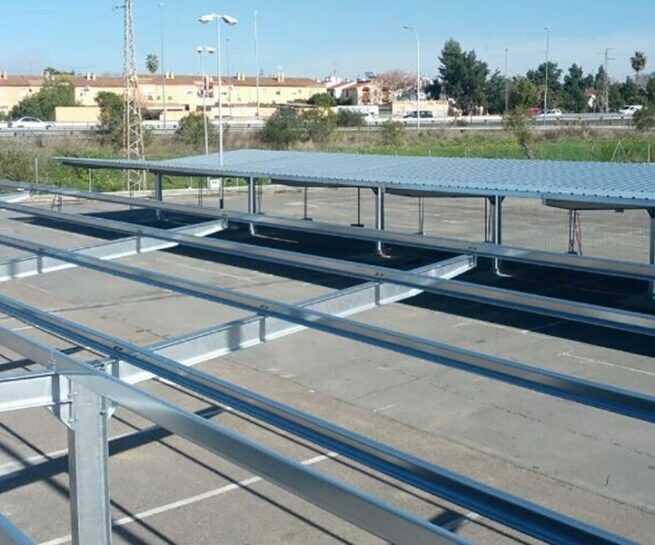 makro sevilla - Marquesinas parking