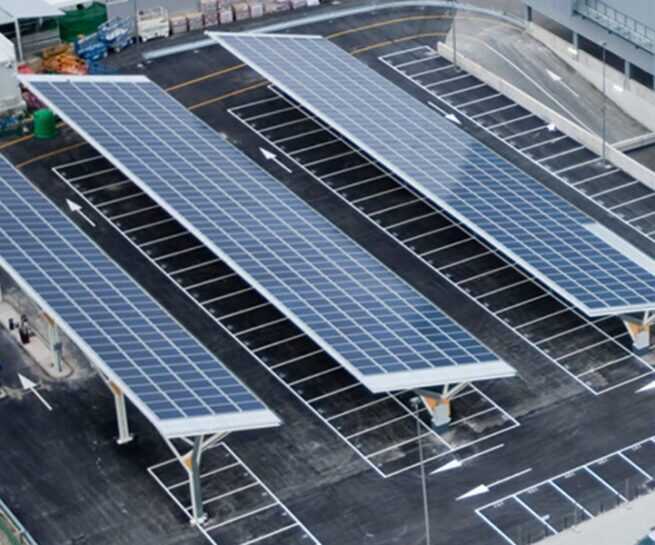 parking de energia solar en Mallorca - Marquesinas solares