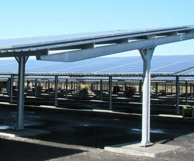 estructuras metálicas para placas solares