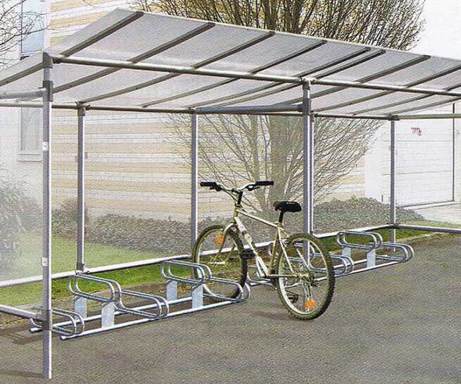 refugio bicicletas mod 1 ext - Mobiliario urbano