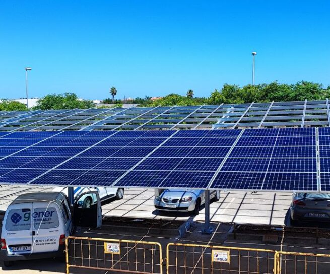 parking solar para hospital