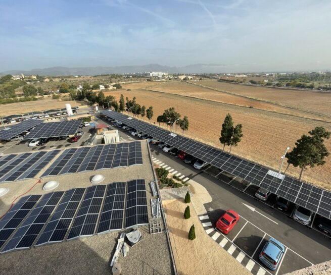 parking solar para 62 coches