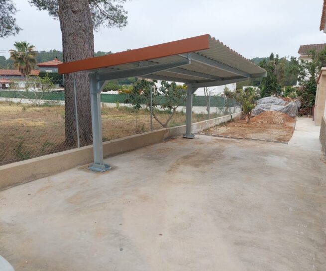 parking para un coche