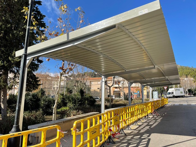 parking de taxis