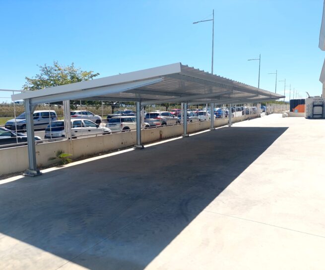 parking para 8 coches