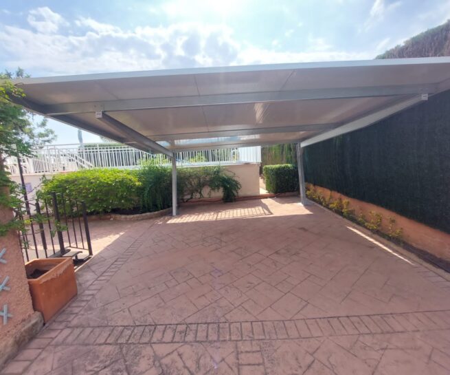 parking de 2 coches para chalet