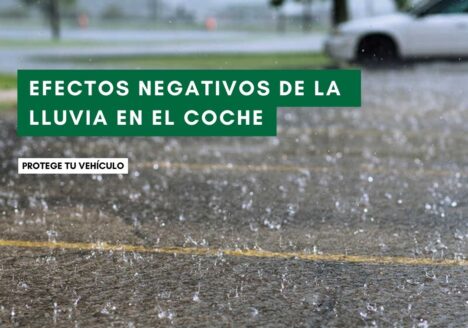 Efectos negativos de la lluvia en el coche