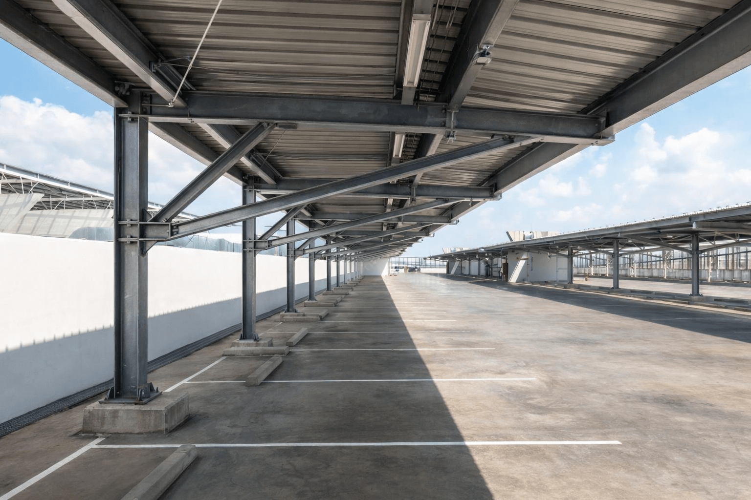 Estructura metálica parking coches privado barcelona Estructura metálica parking coches privado barcelona