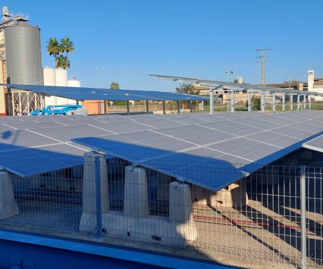 Parking solar para 104 coches