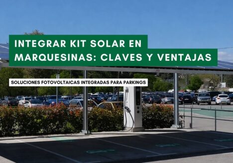 Integrar kit solar en marquesinas