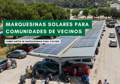 Marquesinas solares para comunidades