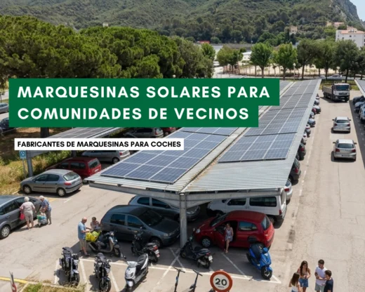 Marquesinas solares para comunidades